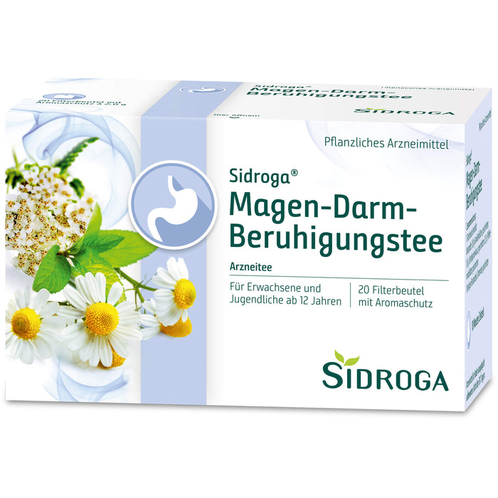 Sidroga Magen-Darm-Beruhigungstee Filterbeutel, 20 pcs. Filter bag