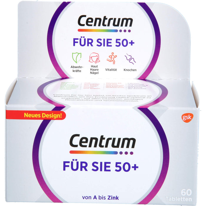 Centrum für Sie 50+ Tabletten, 60 pc Tablettes