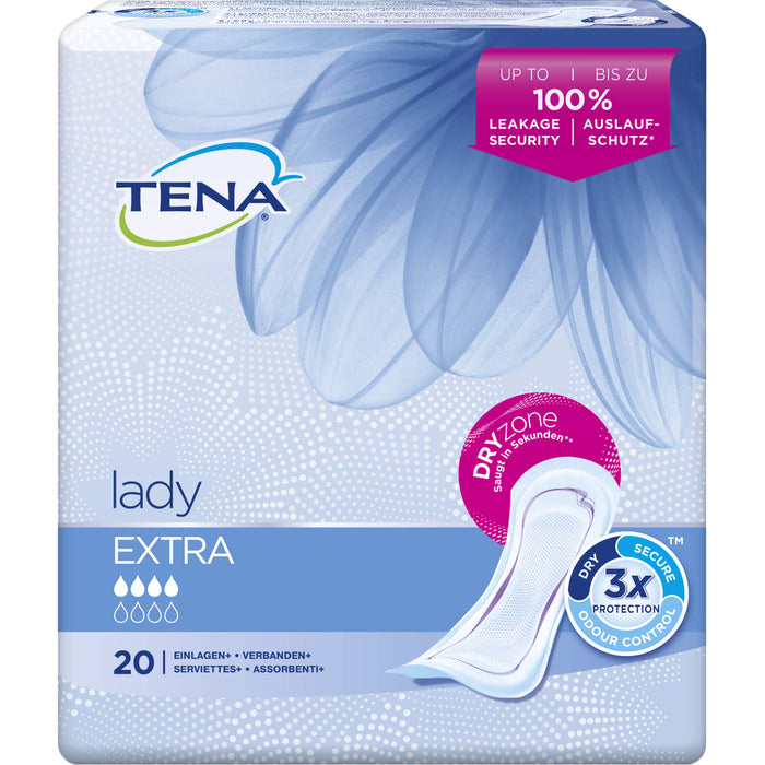 TENA Lady Extra Einlagen, 20 pc Dépôts