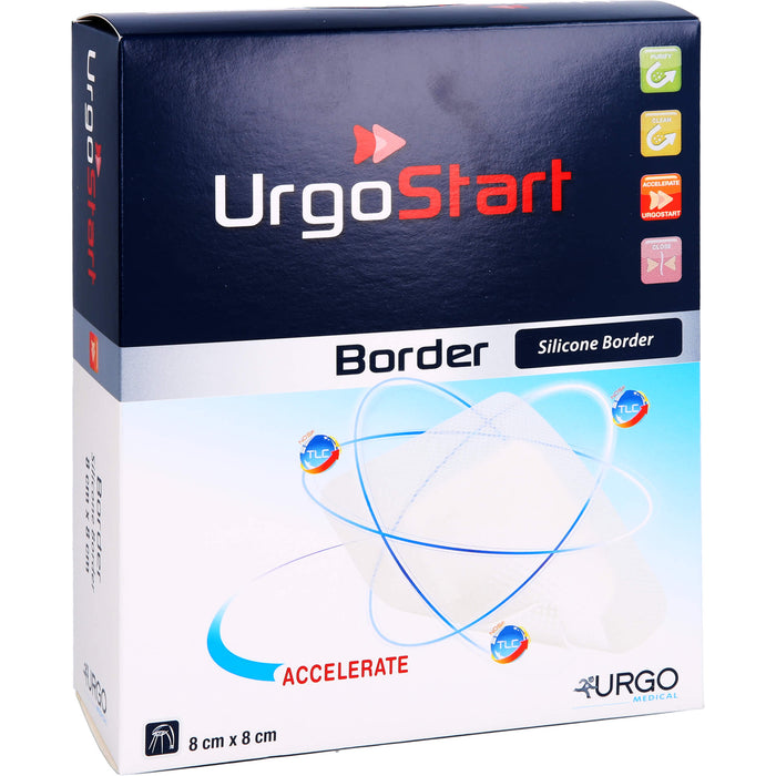 UrgoStart Border 8x8cm, 10 St VER