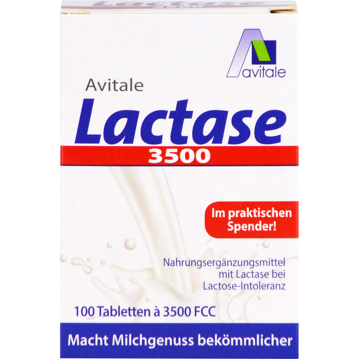 Avitale Lactase 3500 Tabletten, 100 pcs. Tablets