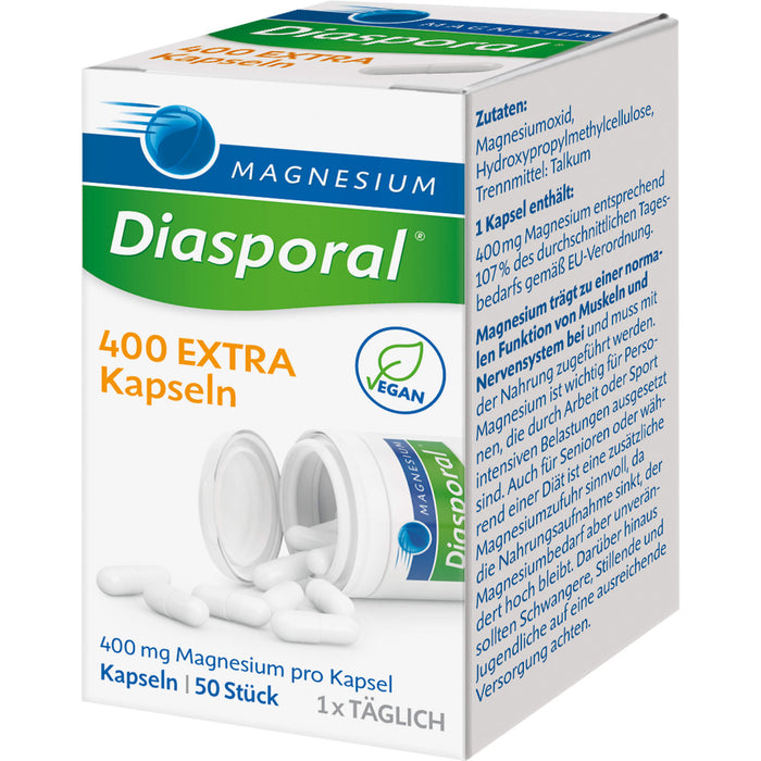 Magnesium-Diasporal 400 extra Kapseln, 50 pcs. Capsules