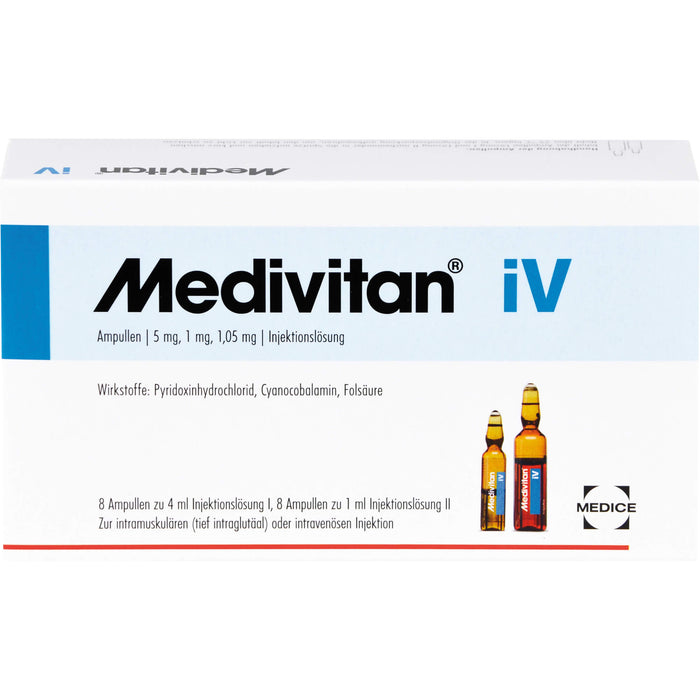 Medivitan iV Ampullen, 8 pc Ampoules