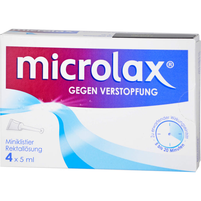 microlax Miniklistier Rektallösung Reimport EurimPharm, 4 St. Klistiere