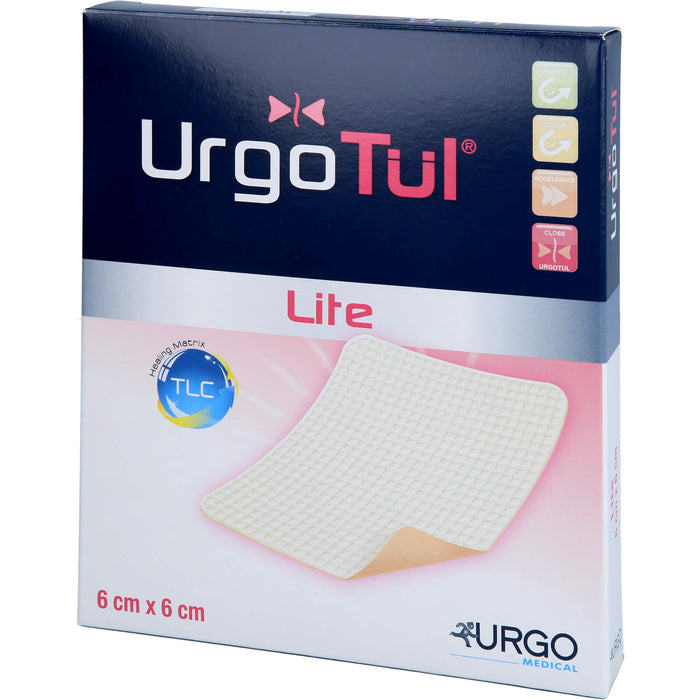 UrgoTül Lite 6 cm x 6 cm Verband, 5 pcs. Pack