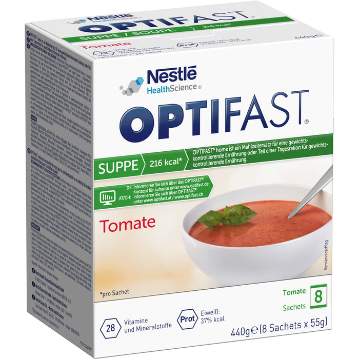 OPTIFAST home Suppe Tomate Pulver in Sachets, 8 St. Beutel