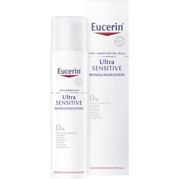 Eucerin Ultra Sensitive Reinigungslotion für sehr empfindliche Haut, 100 ml Lotion