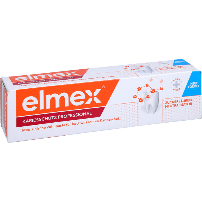 Elmex Kariesschutz Professional medizinische Zahnpasta, 75 ml Toothpaste