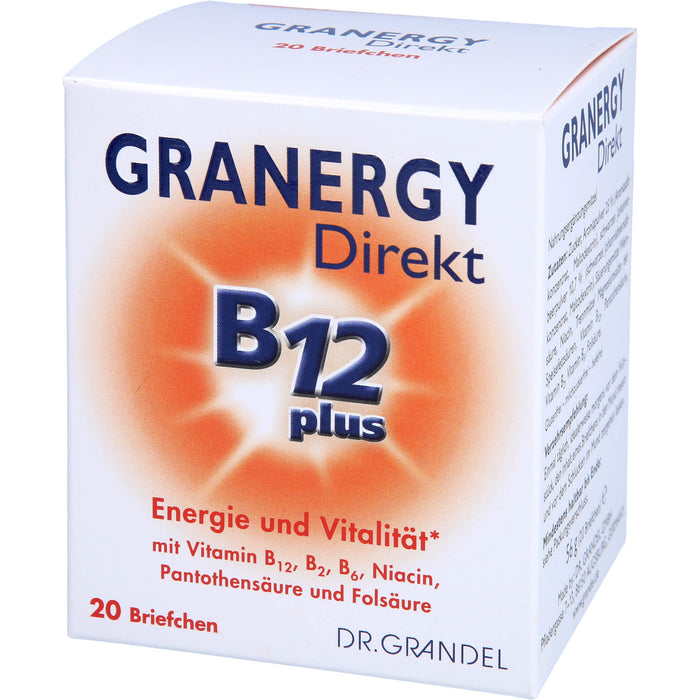 Dr. Grandel Granergy Direkt B12 plus Briefchen, 20 St. Beutel