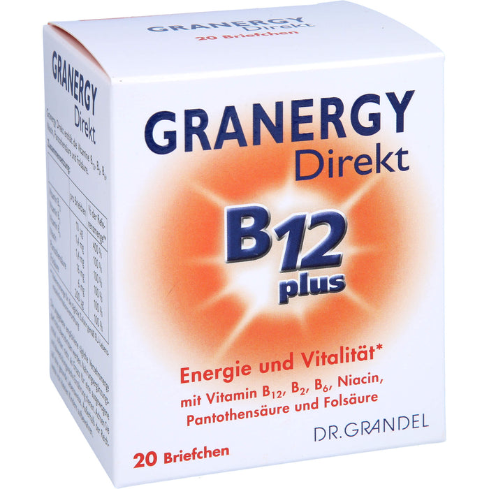 Dr. Grandel Granergy Direkt B12 plus Briefchen, 20 pc Sachets