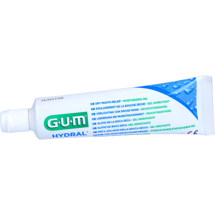 GUM HYDRAL Feuchtigkeitsgel Linderung bei Mundtrockenheit, 50 ml Dentifrice