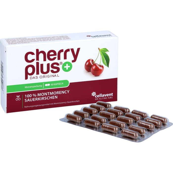 cherry plus 100 % Montmorency Sauerkirschen Kapseln, 60 St. Kapseln