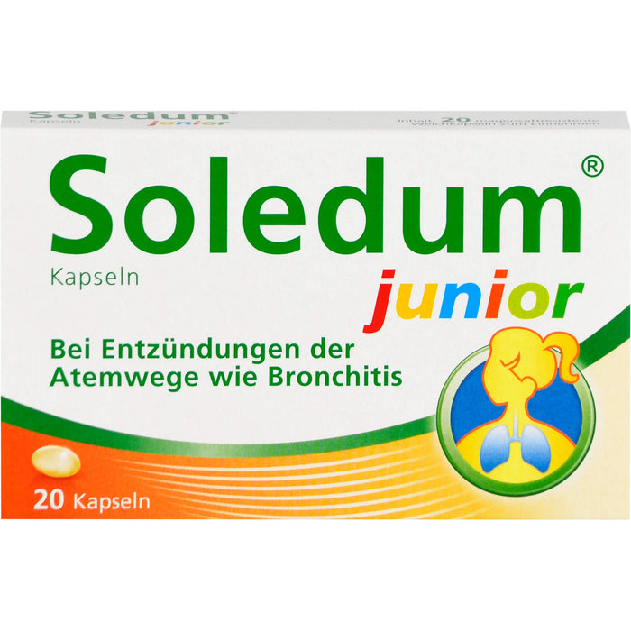 Soledum Kapseln Junior bei Erkrankungen der Atemwege, 20 pc Capsules