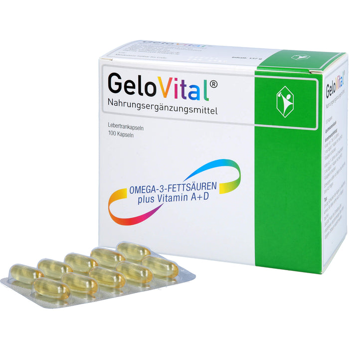 GeloVital Lebertrankapseln, 100 pcs. Capsules