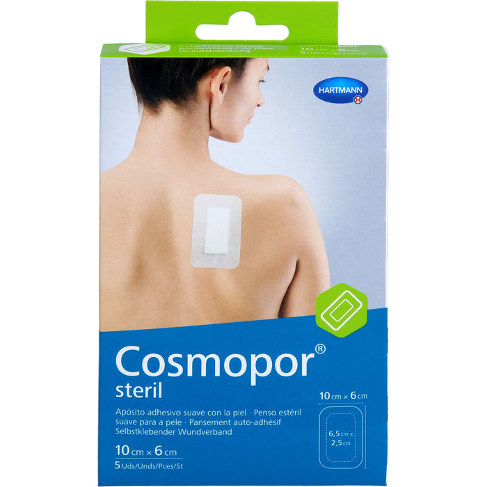 COSMOPOR STERIL 10X6CM, 5 St. Pflaster