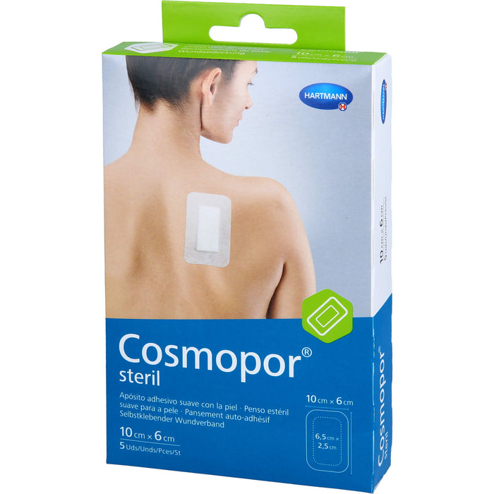 COSMOPOR STERIL 10X6CM, 5 St. Pflaster