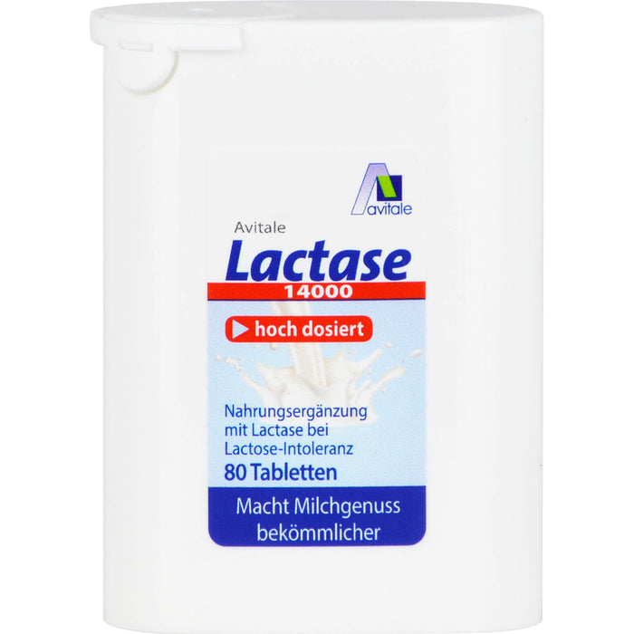 Avitale Lactase 14000 Tabletten, 80 St. Tabletten