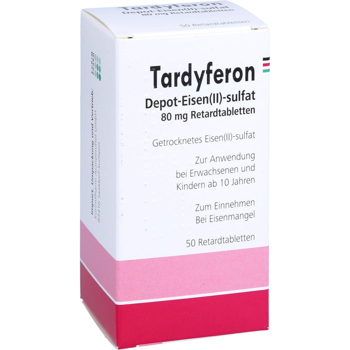 Tardyferon Depot-Eisen(II)-sulfat 80 mg Eurim Retardtabletten, 50 pc Tablettes