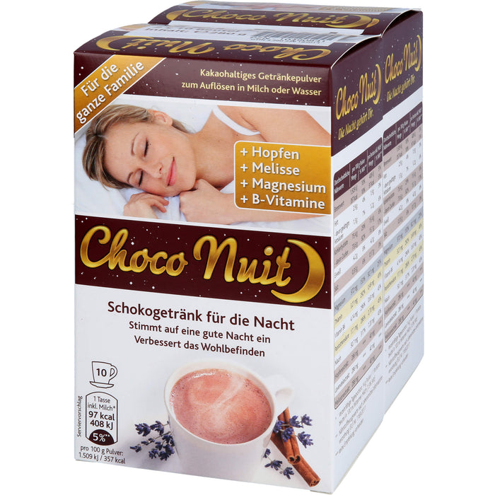 Choco Nuit Drink Schokogetränk Pulver, 20 St. Beutel