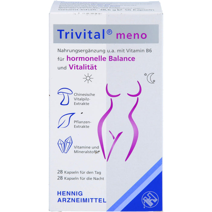 Trivital meno Kapseln für hormonelle Balance und Vitalität, 56 St. Kapseln