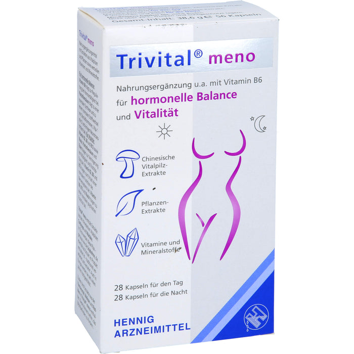 Trivital meno Kapseln für hormonelle Balance und Vitalität, 56 St. Kapseln