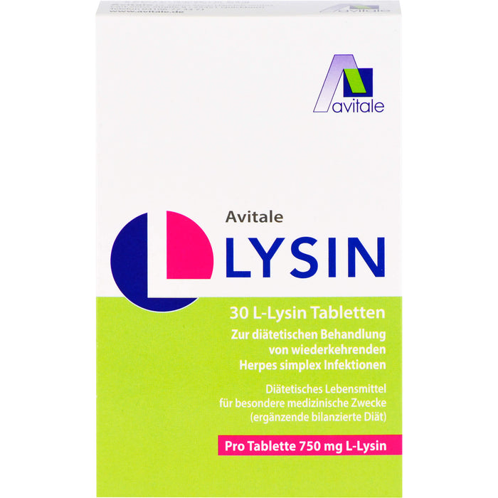 L-Lysin 750mg Tabletten, 30 St TAB