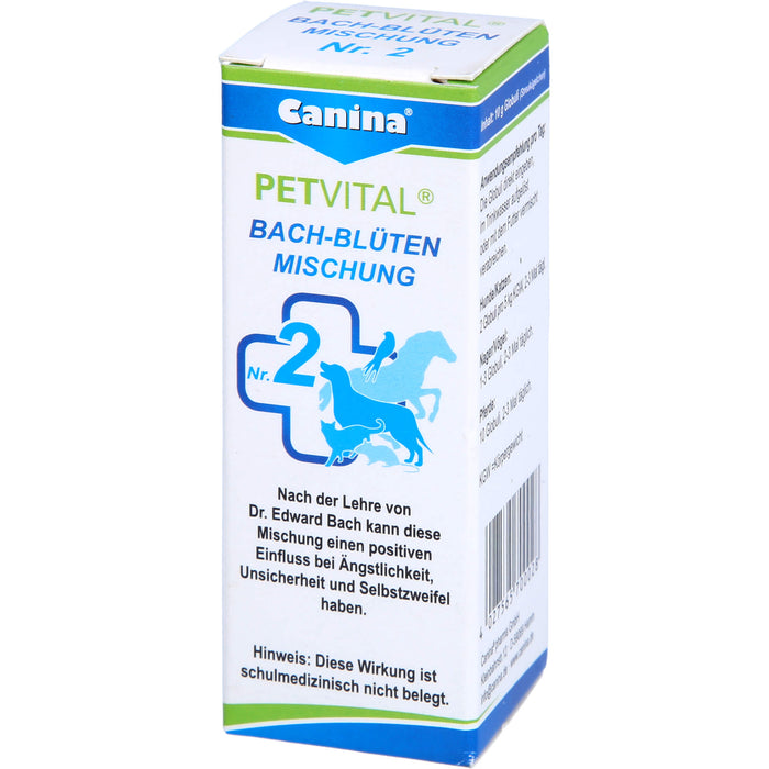 PETVITAL Bach-Blüten Mischung Nr. 2 Globuli, 10 g Globules