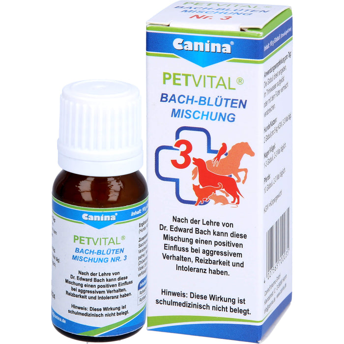 PETVITAL Bachblüten Nr. 3 vet, 10 g GLO