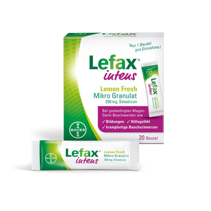 Lefax intens Lemon Fresh Mikro Granulat, 20 pc Sachets