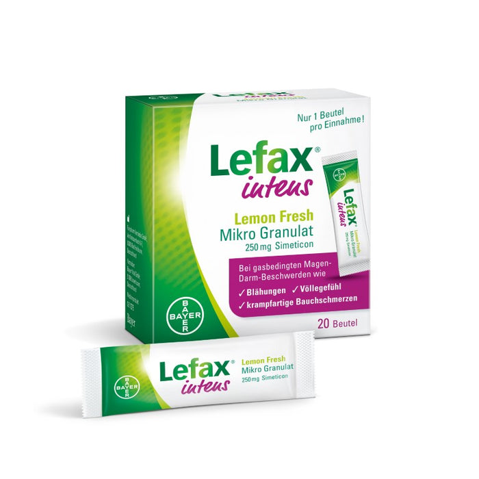 Lefax intens Lemon Fresh Mikro Granulat, 20 pc Sachets