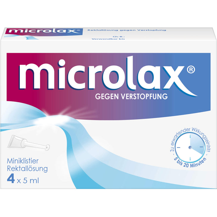 microlax Miniklistier Rektallösung Reimport Kohlpharma, 4 pcs. Enemas