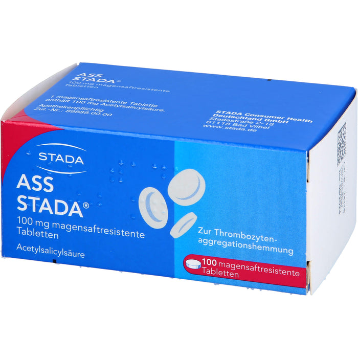 ASS Stada 100 mg Tabletten, 100 pcs. Tablets