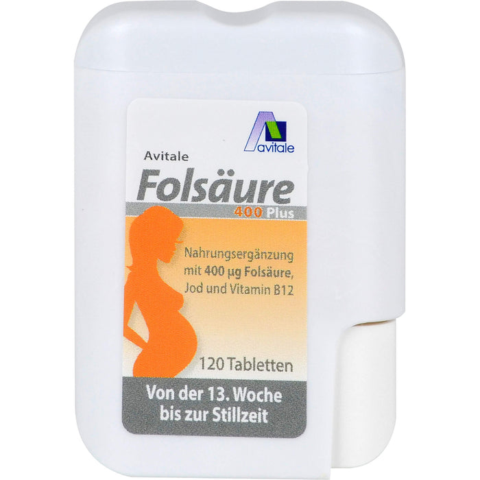 Avitale Folsäure 400 plus Tabletten, 120 St. Tabletten