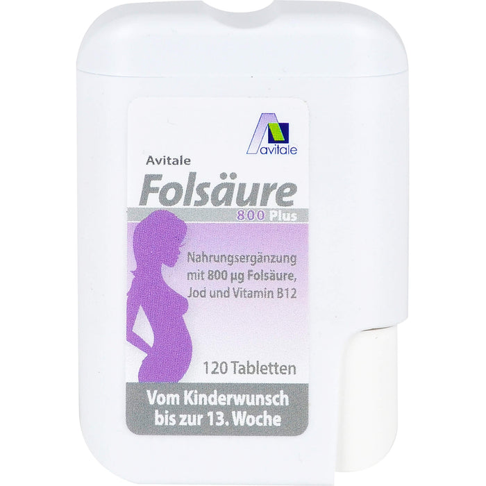 Avitale Folsäure 800 plus Tabletten, 120 St. Tabletten