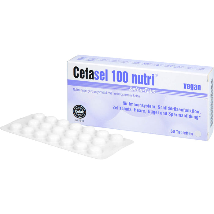 Cefasel 100 nutri Selen-TABS, 60 St. Tabletten