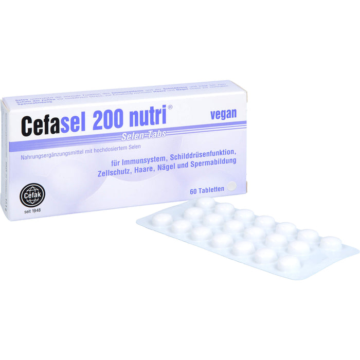 Cefasel 200 nutri Selen-Tabs Tabletten, 60 pcs. Tablets