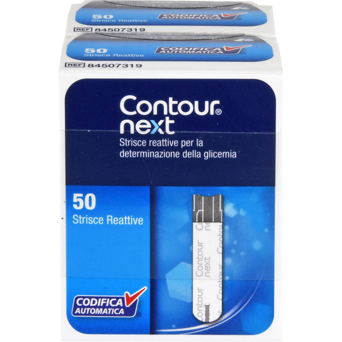 Contour next Sensoren für die Blutzuckerbestimmung Reimport Kohlpharma, 100 St. Teststreifen