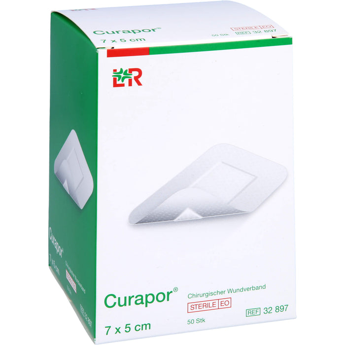 Curapor Wundverband steril 5x7cm, 50 St PFL