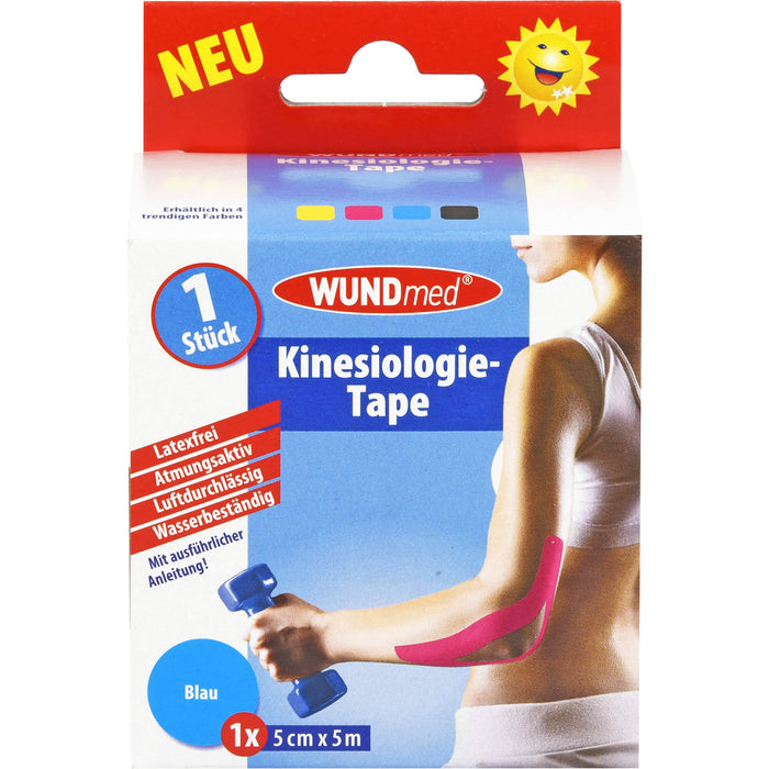 KINESIOLOGIE TAPE 5CMX5M BLAU, 1 St