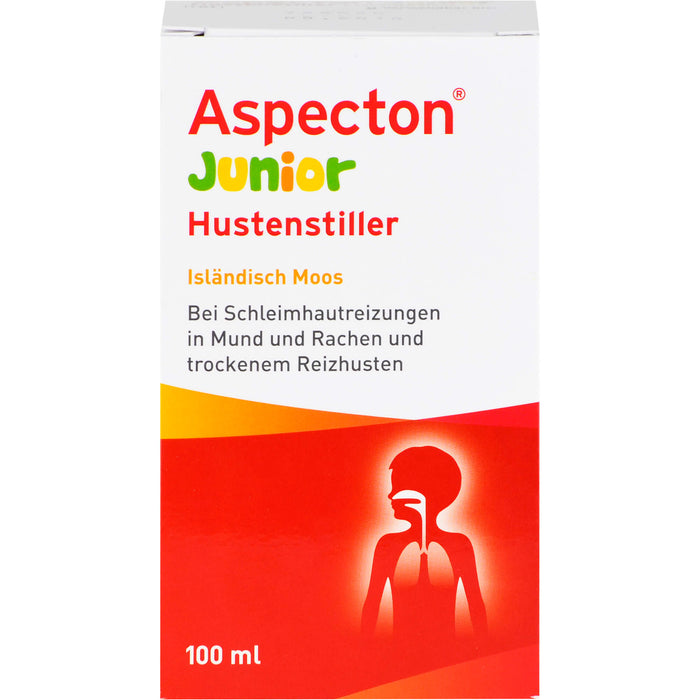 Aspecton Junior Hustenstiller Isländisch Moos Saft, 100 ml Lösung