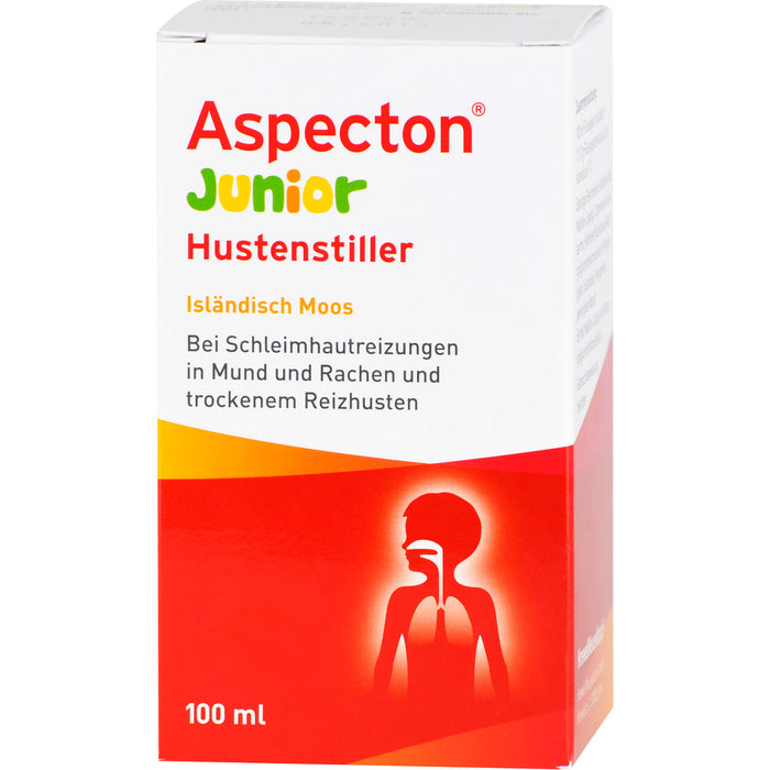 Aspecton Junior Hustenstiller Isländisch Moos Saft, 100 ml Lösung