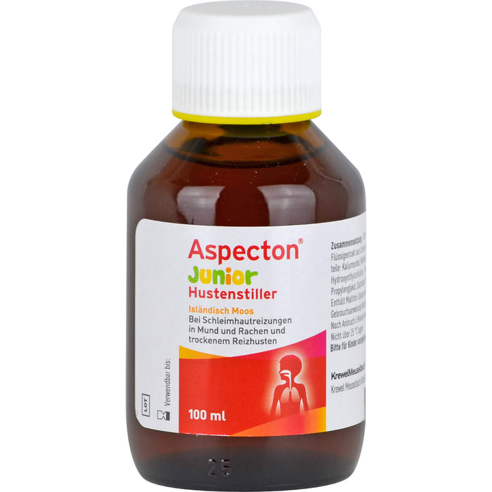 Aspecton Junior Hustenstiller Isländisch Moos Saft, 100 ml Lösung