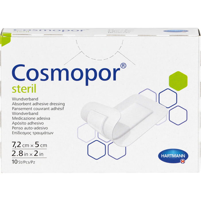 COSMOPOR steril 5x7,2cm, 10 St. Pflaster