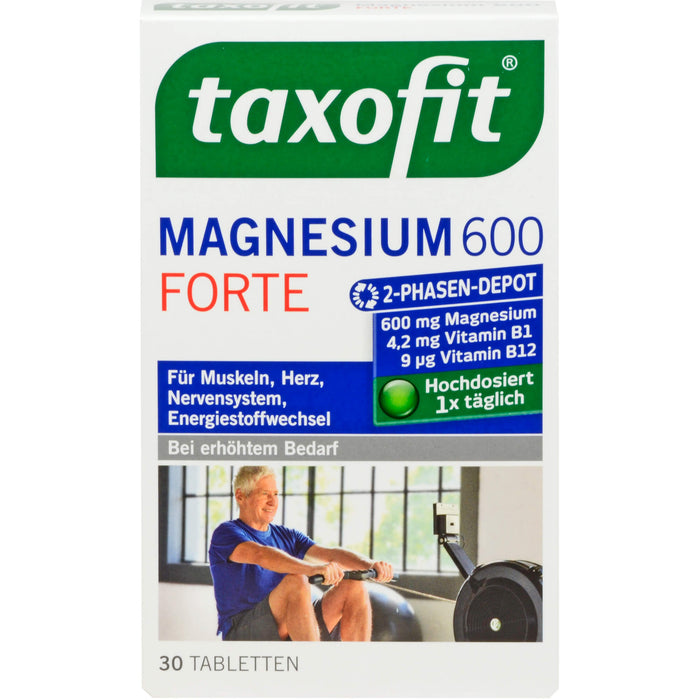 taxofit Magnesium 600 Forte Depot Tabletten, 30 St TAB