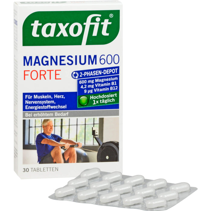 taxofit Magnesium 600 Forte Depot Tabletten, 30 St TAB