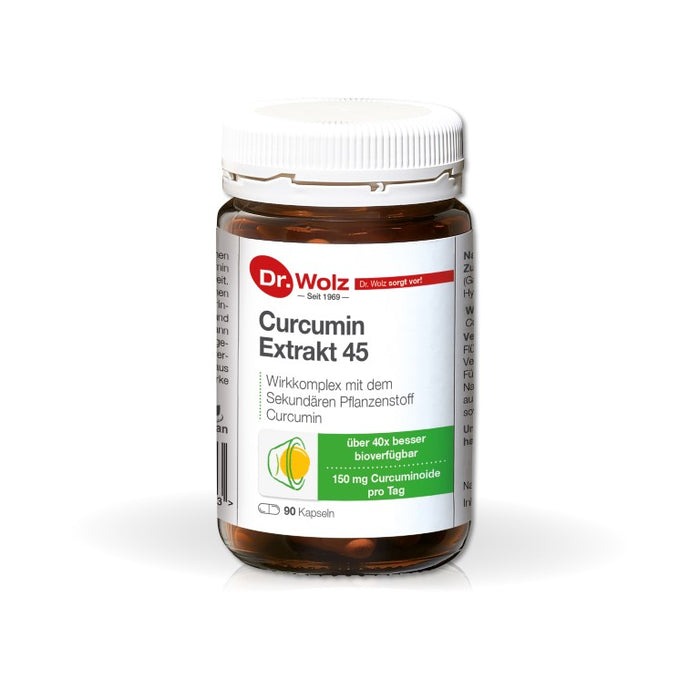 Dr. Wolz Curcumin Extrakt 45 Kapseln, 90 pc Capsules