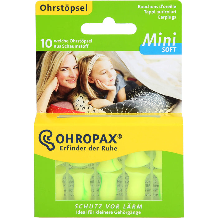 OHROPAX Mini Soft Schaumstoff-Stöpsel, 10 St. Ohrstöpsel