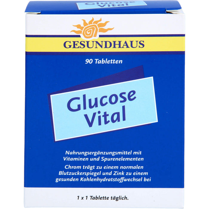 GESUNDHAUS Glucose Vital Tabletten, 90 St. Tabletten