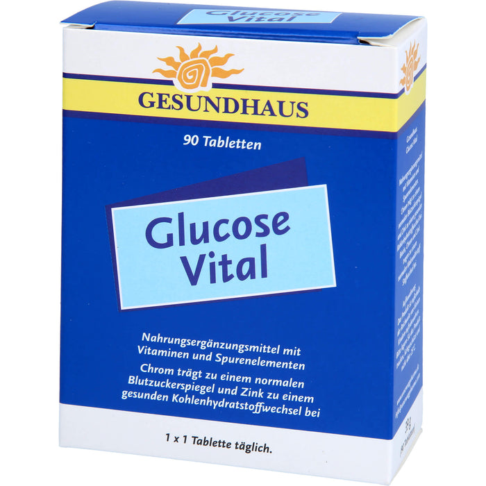 GESUNDHAUS Glucose Vital Tabletten, 90 St. Tabletten