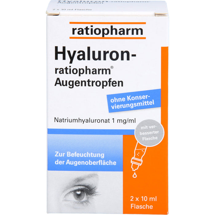 Hyaluron-ratiopharm Augentropfen, 20 ml Lösung